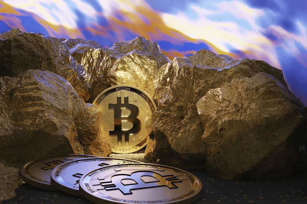终于，BTC比特币挖开了黄金的“墙角”?