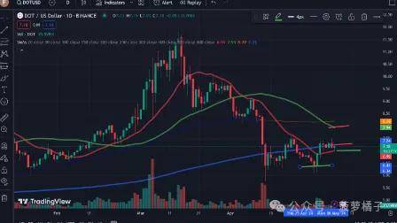 Polkadot 价格分析：DOT 下跌但保持在 7 美元以上