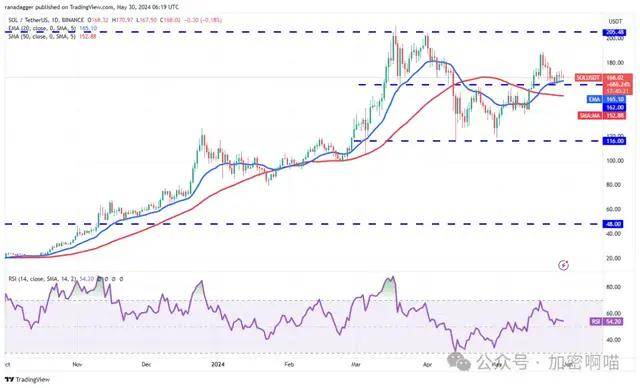 价格分析 5/30：BTC、ETH、BNB、SOL、XRP、DOGE、TON、SHIB、ADA、AVAX